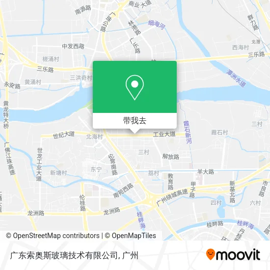 广东索奥斯玻璃技术有限公司地图