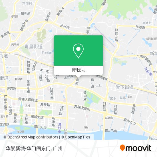 华景新城-华门阁东门地图