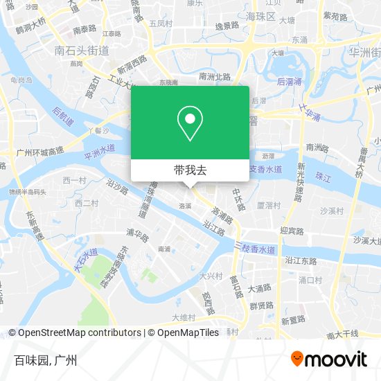 百味园地图