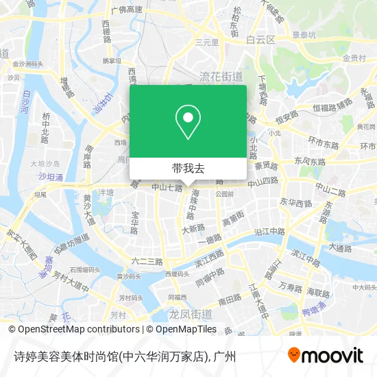 诗婷美容美体时尚馆(中六华润万家店)地图