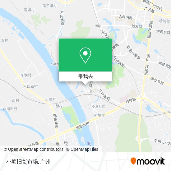小塘旧货市场地图