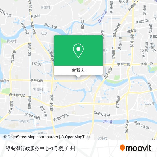 绿岛湖行政服务中心-1号楼地图