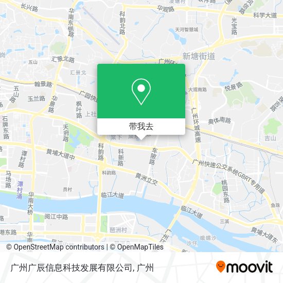广州广辰信息科技发展有限公司地图