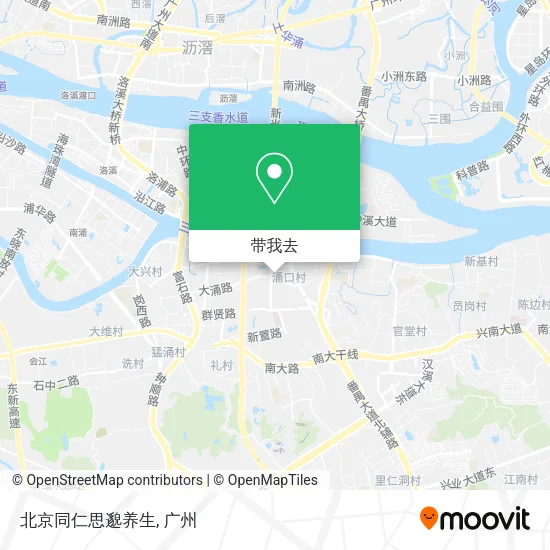 北京同仁思邈养生地图