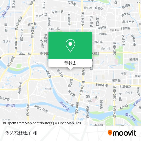 华艺石材城地图
