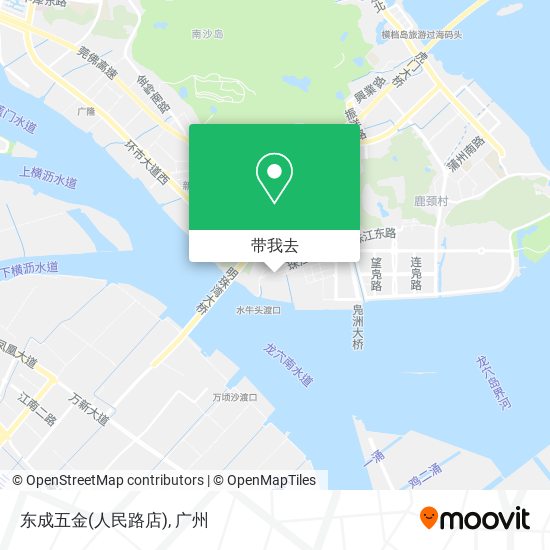 东成五金(人民路店)地图