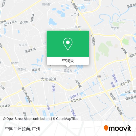 中国兰州拉面地图