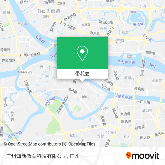 广州知新教育科技有限公司地图