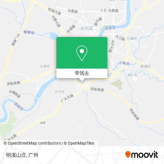 明溪山庄地图
