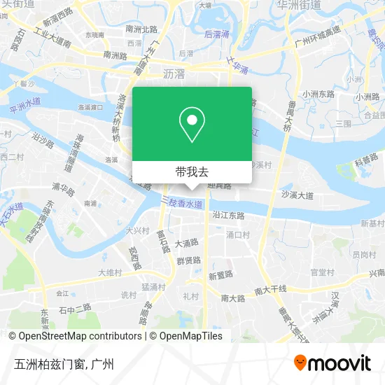 五洲柏兹门窗地图