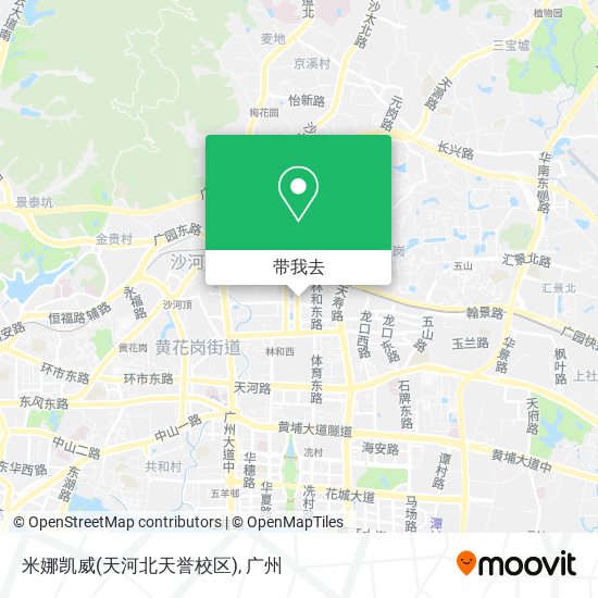 米娜凯威(天河北天誉校区)地图