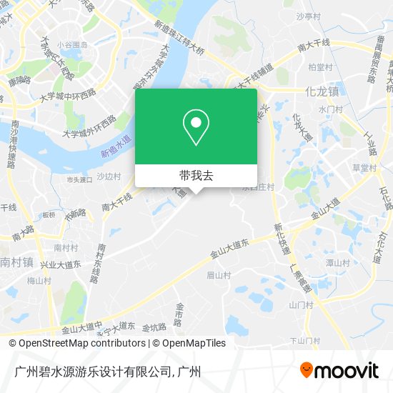 广州碧水源游乐设计有限公司地图