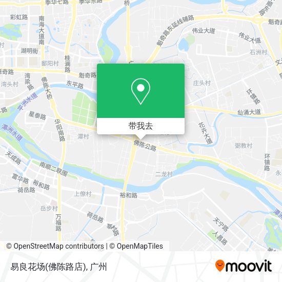 易良花场(佛陈路店)地图