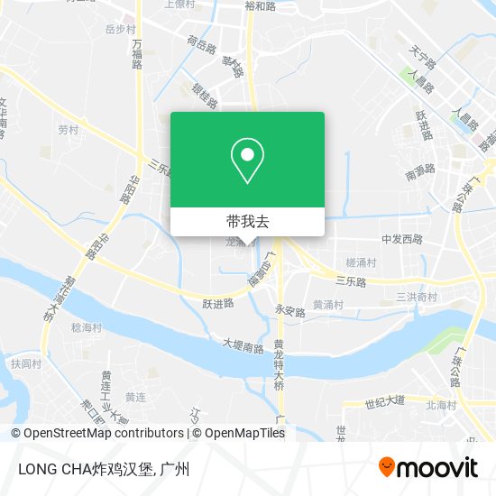 LONG CHA炸鸡汉堡地图