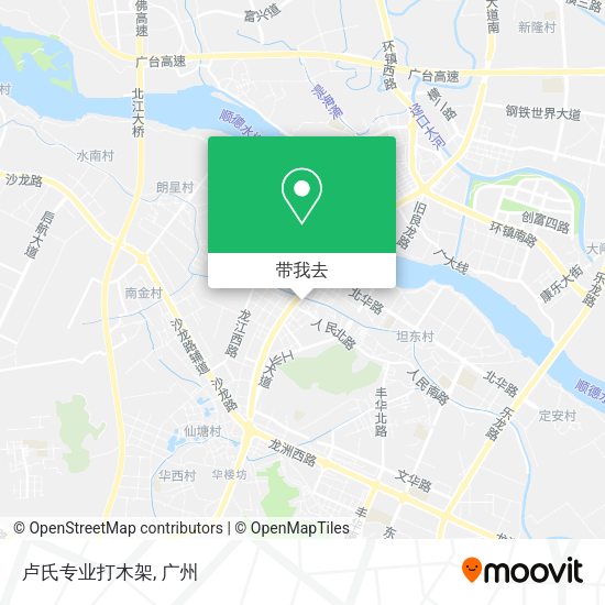 卢氏专业打木架地图