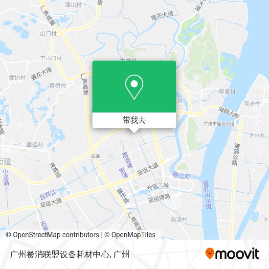 广州餐消联盟设备耗材中心地图