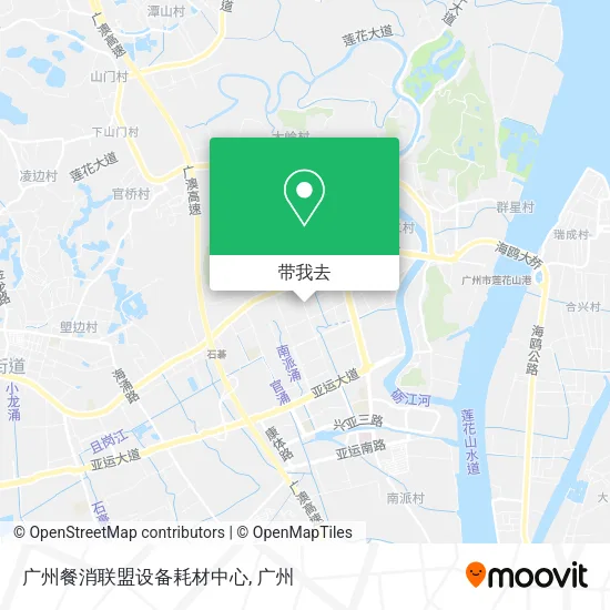 广州餐消联盟设备耗材中心地图