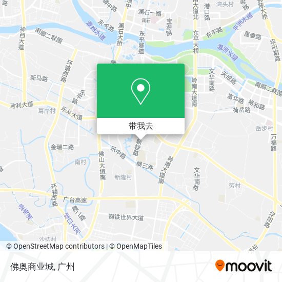 佛奥商业城地图