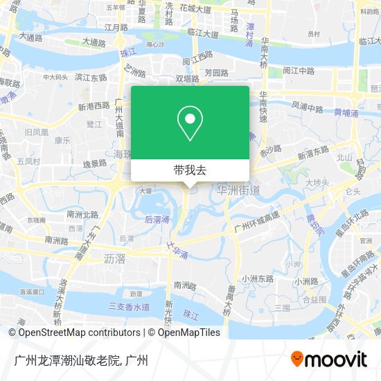 广州龙潭潮汕敬老院地图