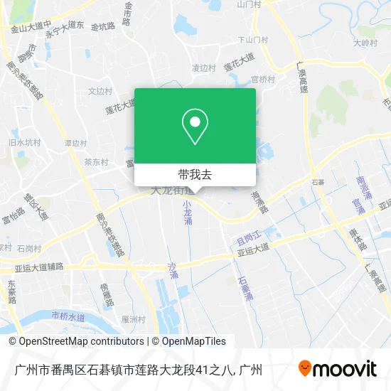 广州市番禺区石碁镇市莲路大龙段41之八地图
