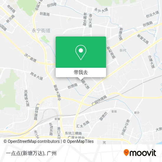 一点点(新塘万达)地图