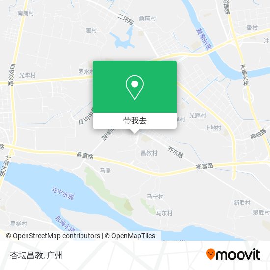 杏坛昌教地图