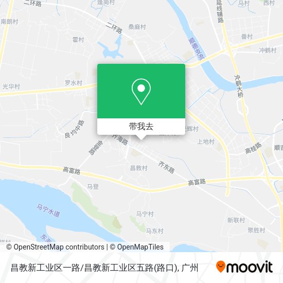 昌教新工业区一路/昌教新工业区五路(路口)地图
