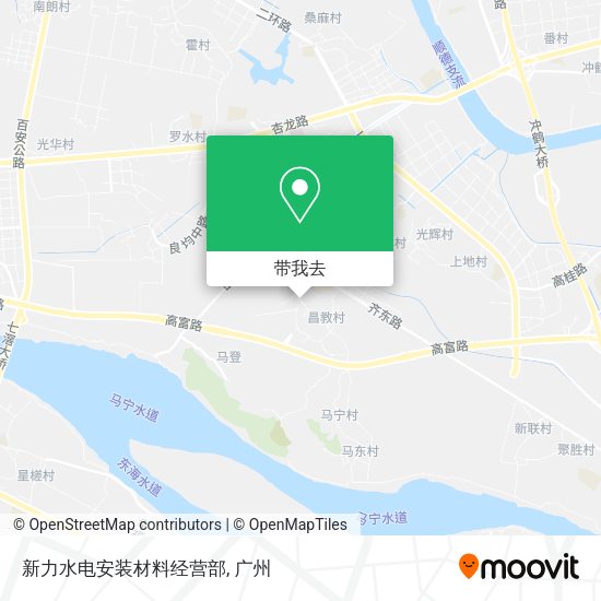 新力水电安装材料经营部地图