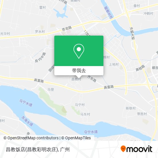 昌教饭店(昌教彩明农庄)地图