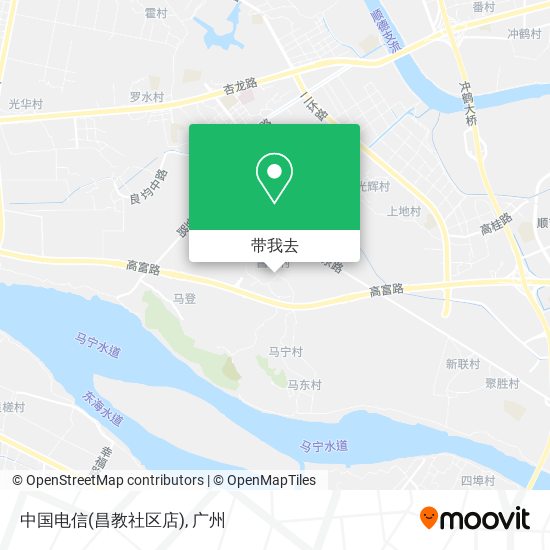 中国电信(昌教社区店)地图