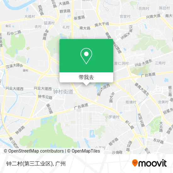 钟二村(第三工业区)地图