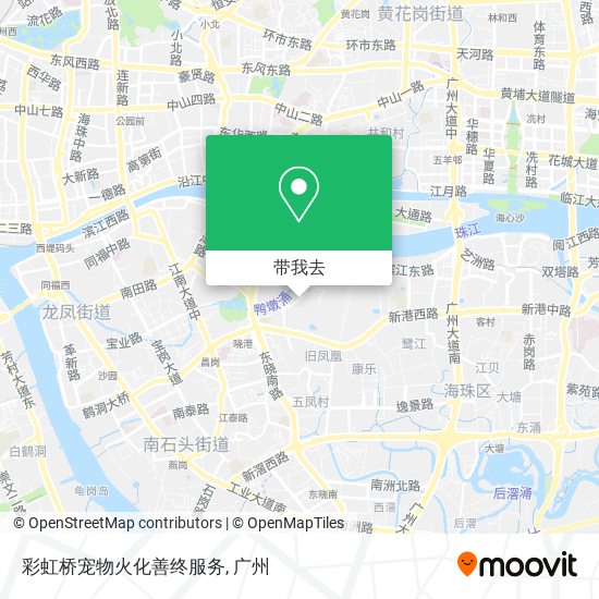 彩虹桥宠物火化善终服务地图