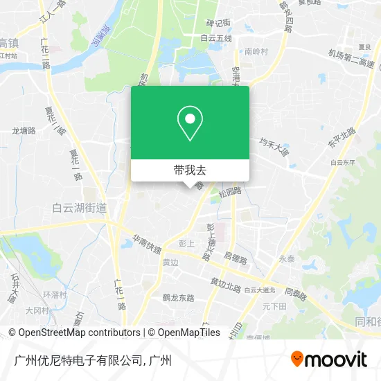 广州优尼特电子有限公司地图