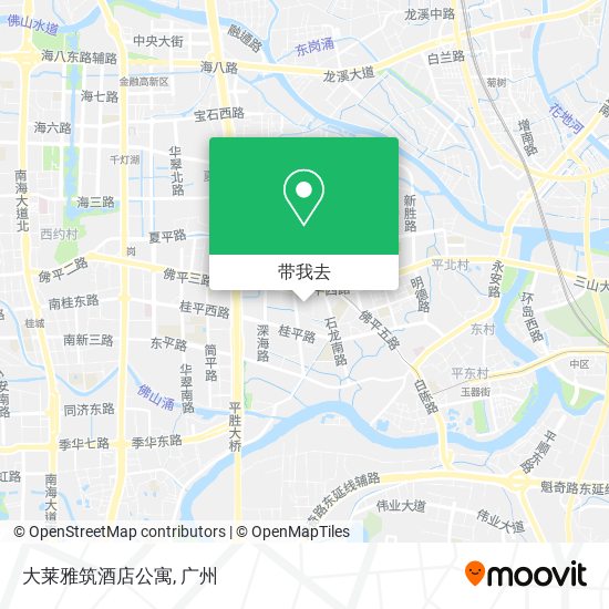 大莱雅筑酒店公寓地图