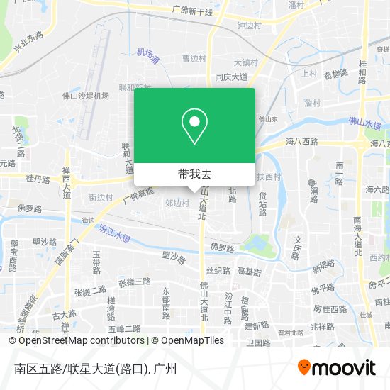 南区五路/联星大道(路口)地图