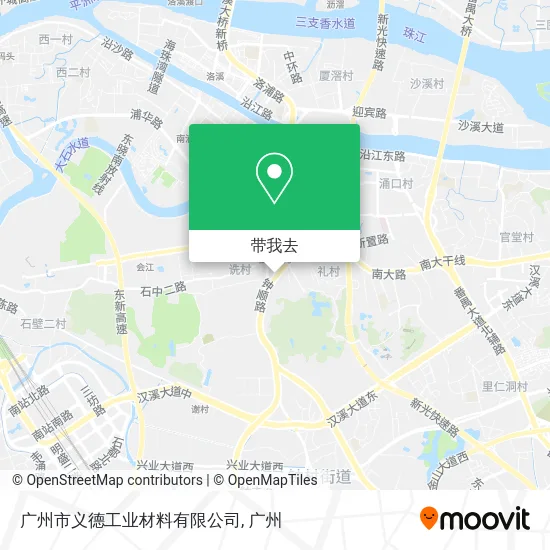 广州市义德工业材料有限公司地图