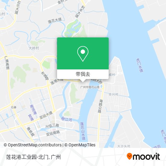 莲花港工业园-北门地图