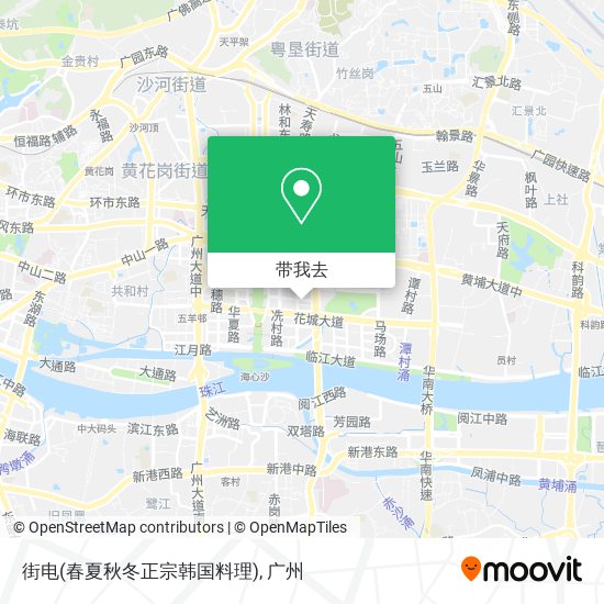街电(春夏秋冬正宗韩国料理)地图