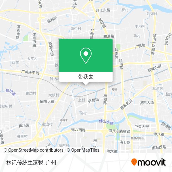 林记传统生滚粥地图