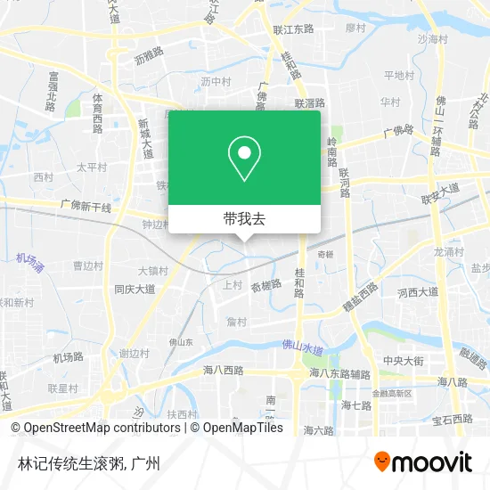 林记传统生滚粥地图