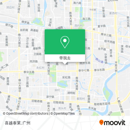 喜越泰莱地图