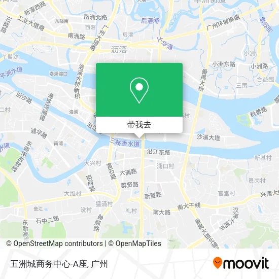 五洲城商务中心-A座地图
