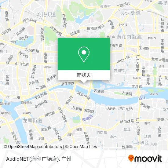 AudioNET(海印广场店)地图