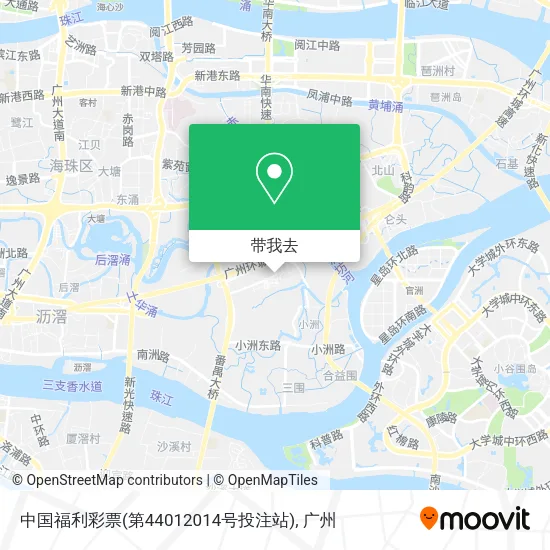 中国福利彩票(第44012014号投注站)地图