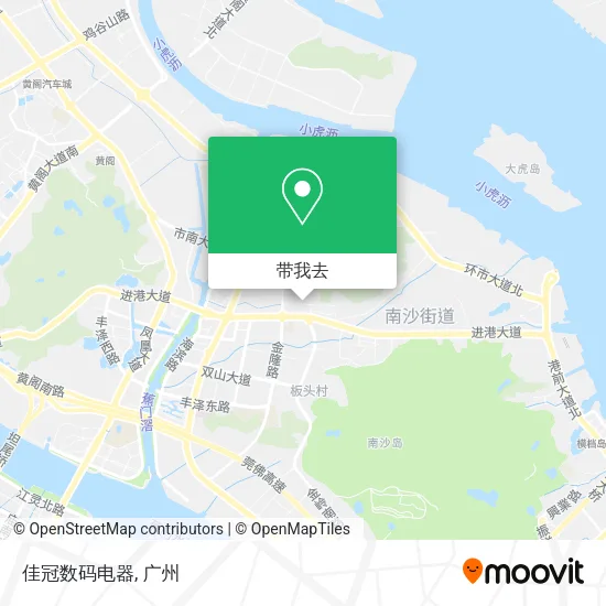 佳冠数码电器地图