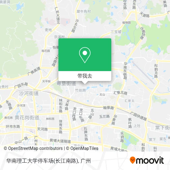 华南理工大学停车场(长江南路)地图