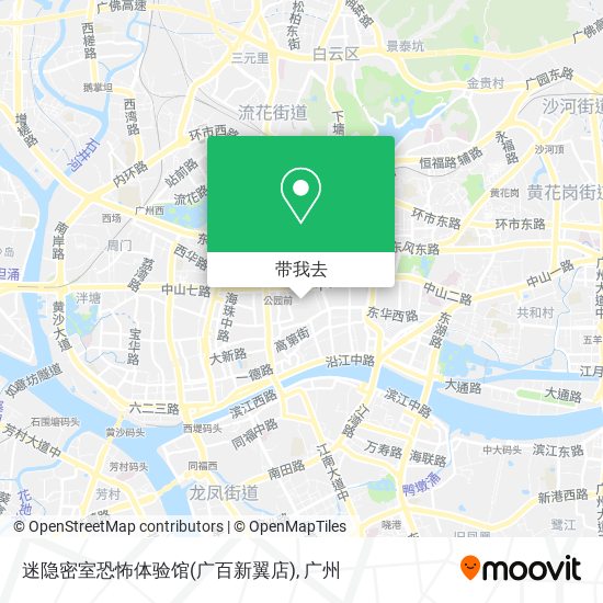 迷隐密室恐怖体验馆(广百新翼店)地图