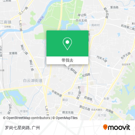 罗岗七星岗路地图