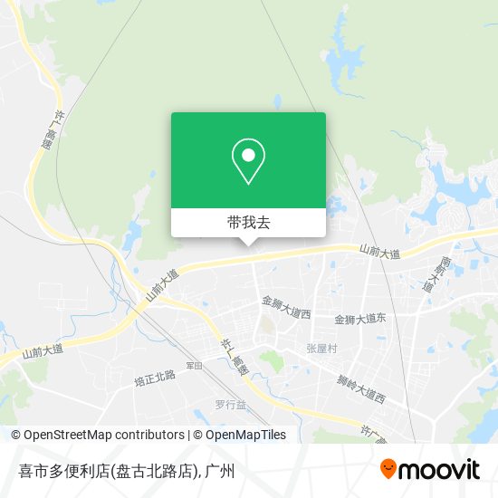喜市多便利店(盘古北路店)地图