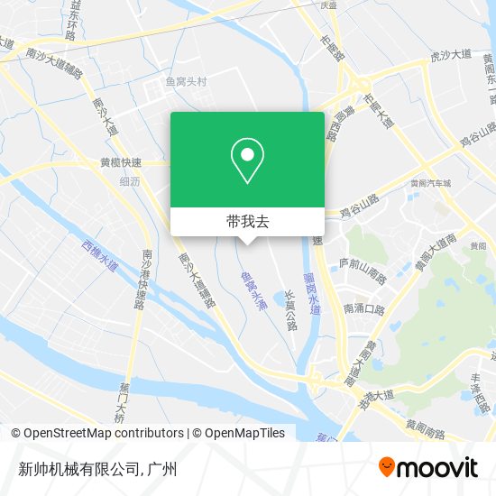 新帅机械有限公司地图